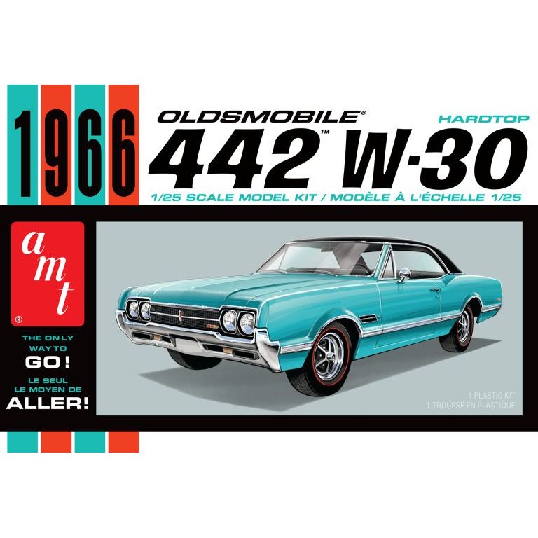 AMT 1966 Oldsmobile 442 Hardtop 1/25 Scale Model Kit