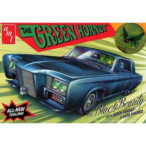 AMT GREEN HORNET BLACK BEAUTY 1/25 SCALE MODEL KIT