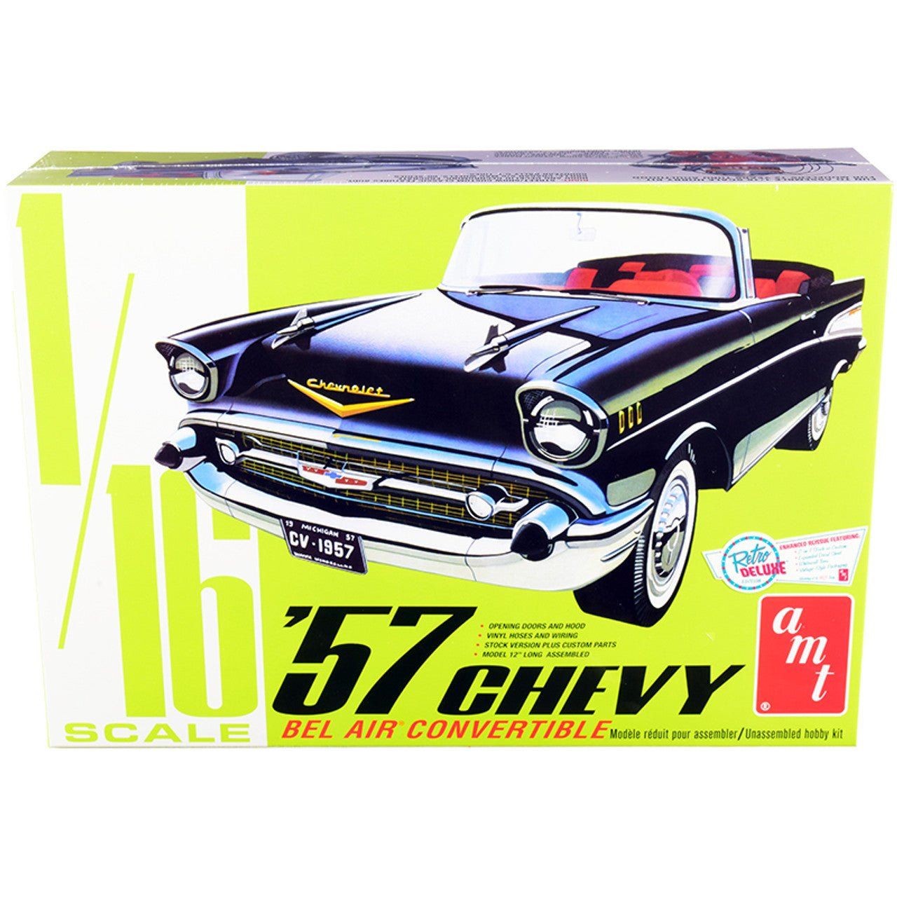 AMT 1/16 1957 Chevy Bel Air Convertible (2 'n 1)