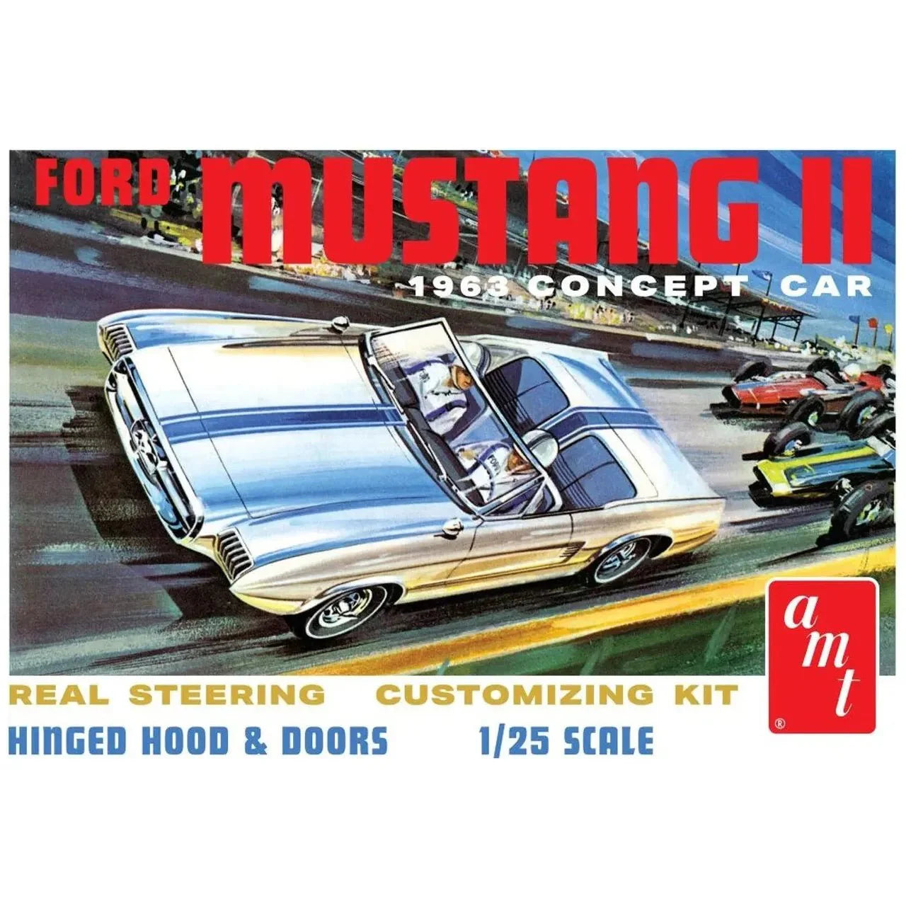 AMT 1/25 1963 Ford Mustang II Concept Car AMT1369