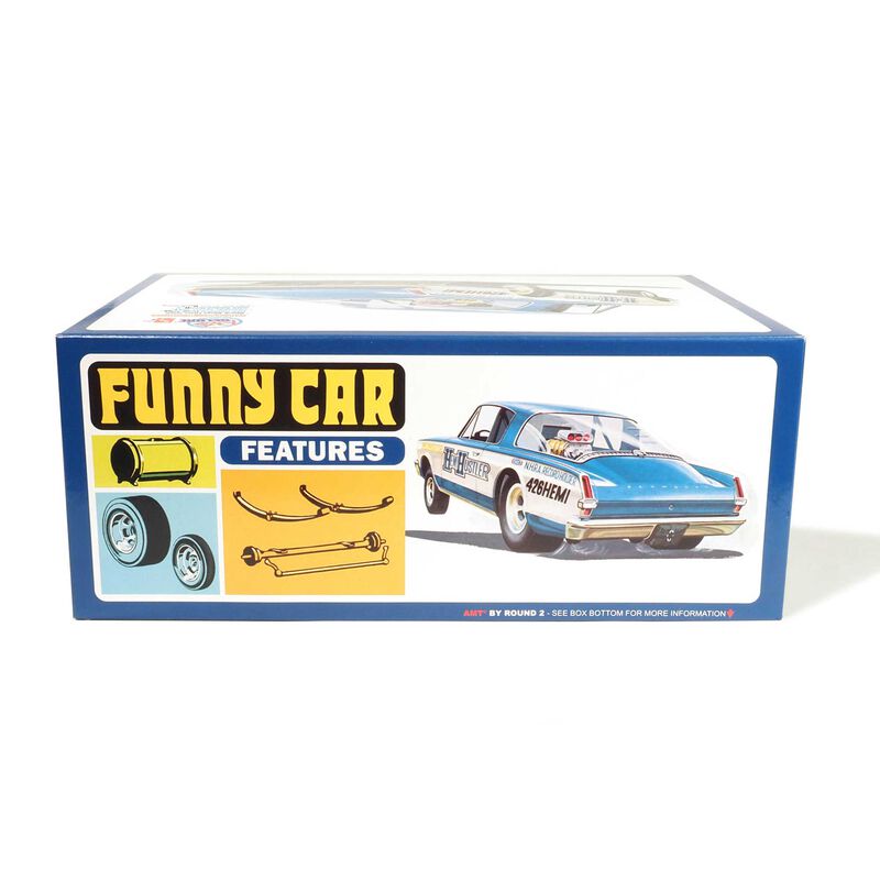 AMT 1/25 1966 Plymouth Barracuda Funny Car "Hemi Hustler" Model Kit