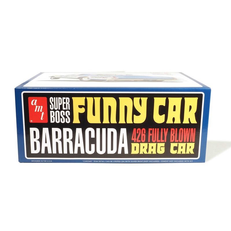 AMT 1/25 1966 Plymouth Barracuda Funny Car "Hemi Hustler" Model Kit