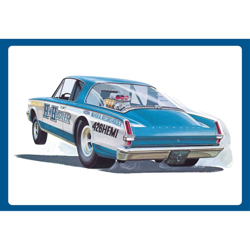 AMT 1/25 1966 Plymouth Barracuda Funny Car "Hemi Hustler" Model Kit