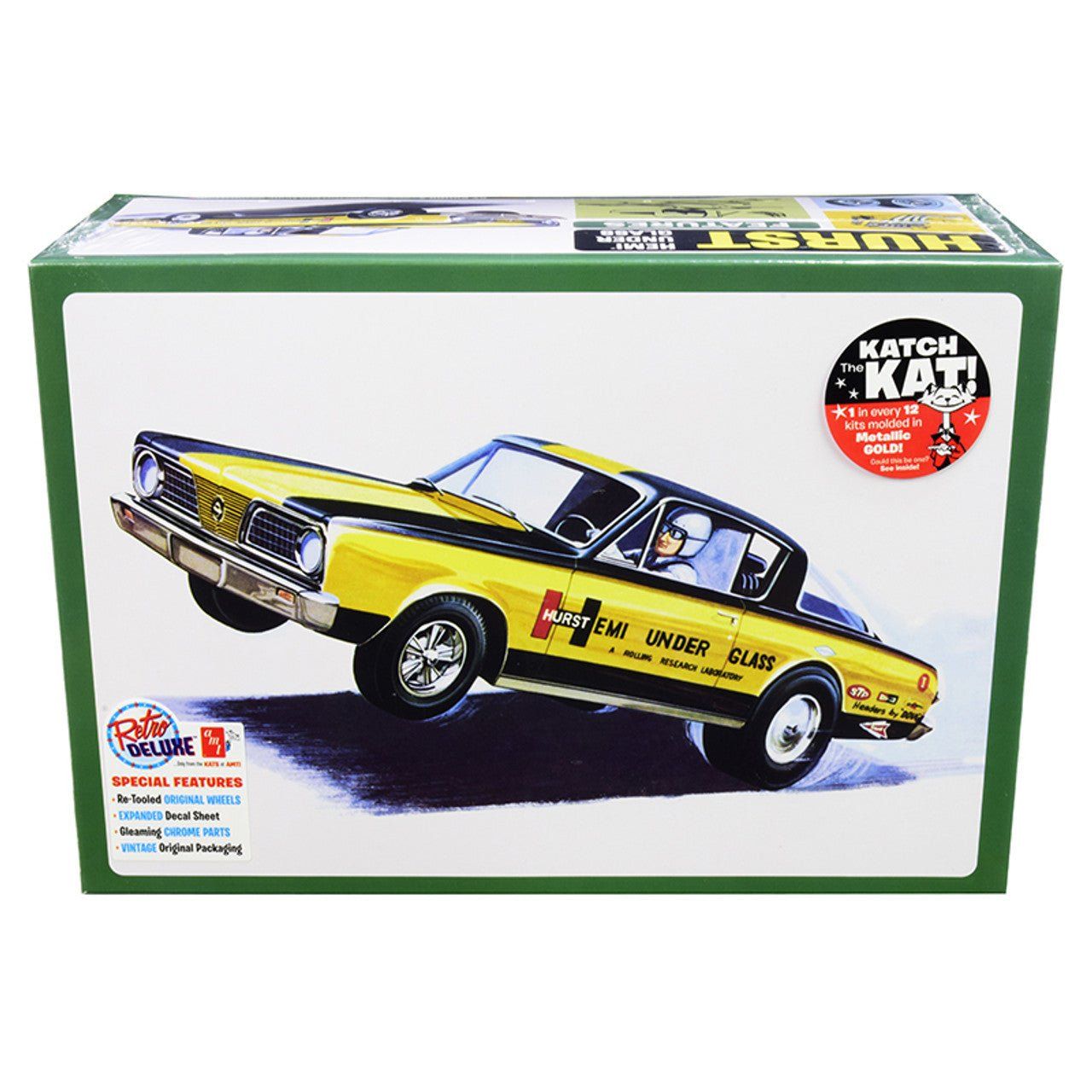 AMT 1/25 1966 Plymouth Barracuda Hemi Under Glass