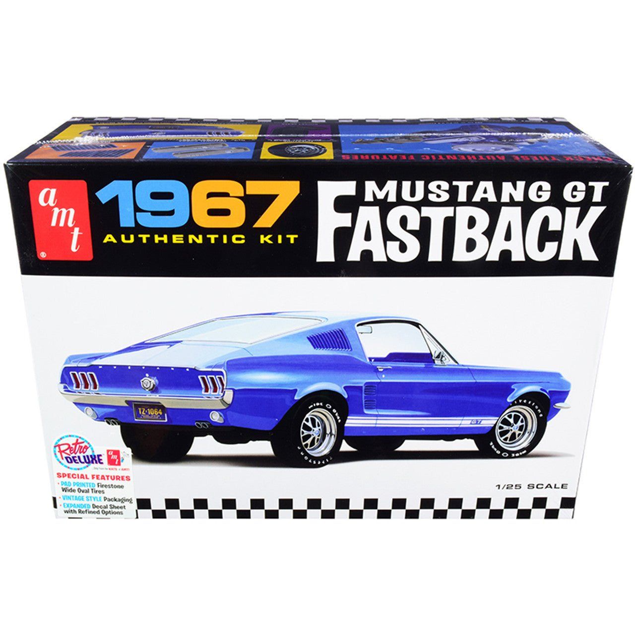 AMT 1/25 1967 Ford mustang GT Flashback