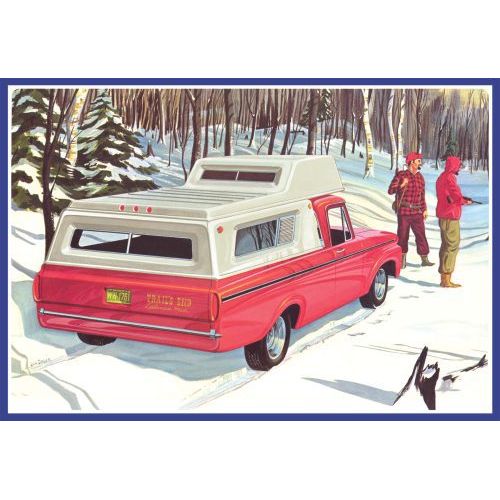 AMT 1/25 63 FORD F100 CAMPER