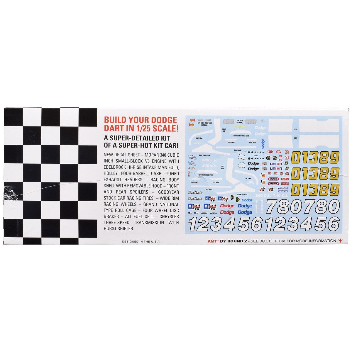 AMT 1/25 Dodge Dart Sportsman Short Track "Kit Car" Model Kit