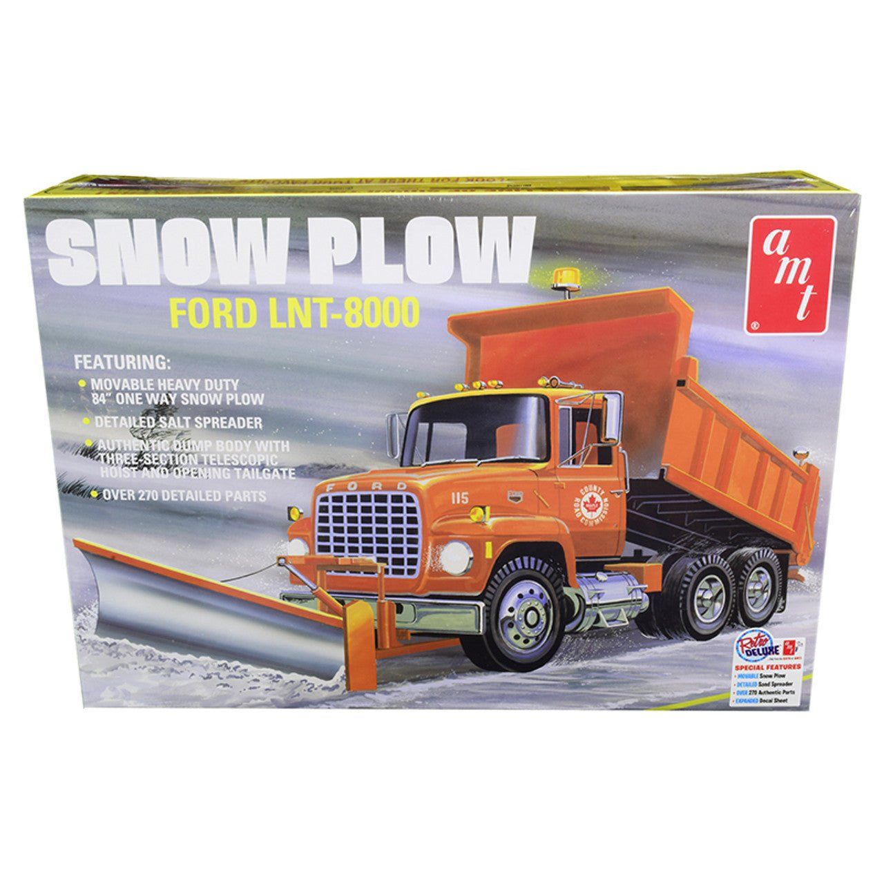 AMT 1/25 Ford LNT8000 Dump Truck w/Snow Plow