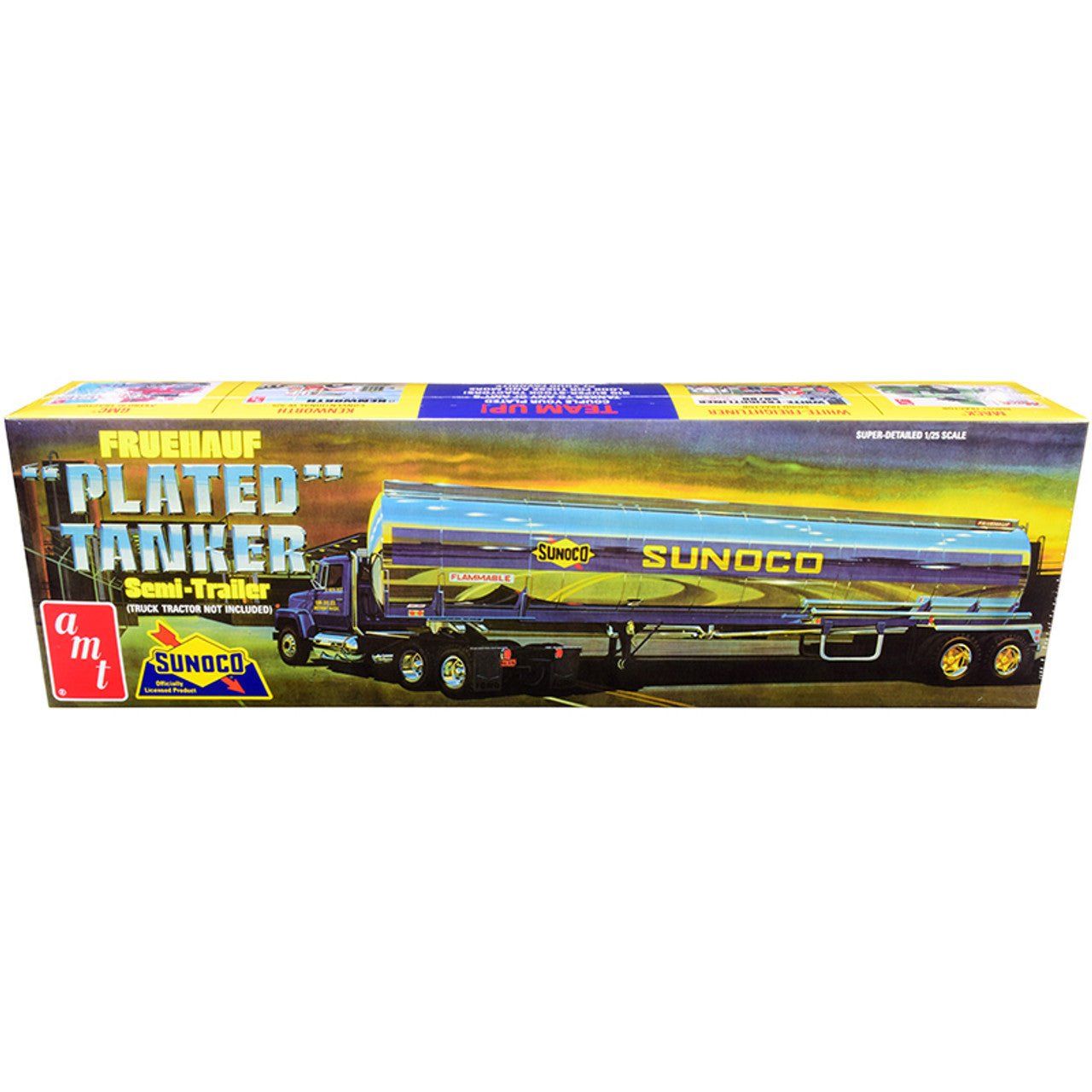 AMT 1/25 Fruehauf Plated Tanker Trailer