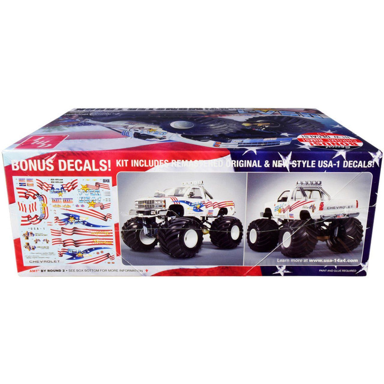 AMT 1/25 USA-1 Chevy Silverado Monster Truck