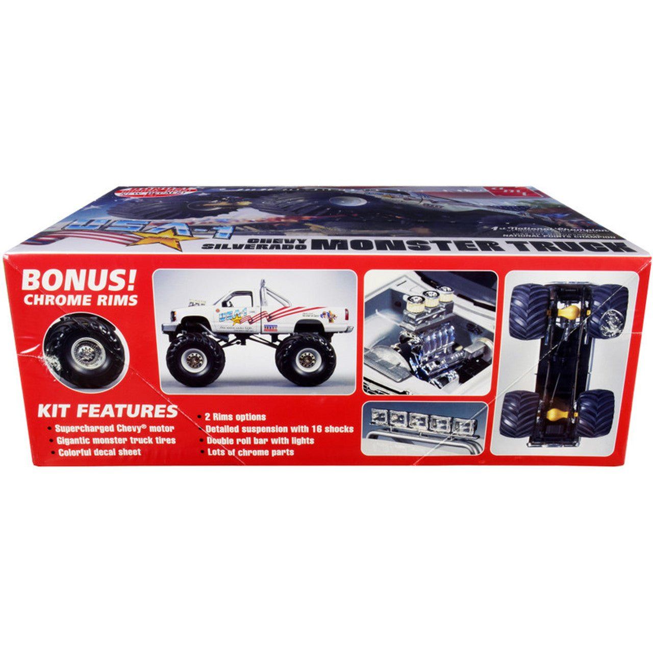 AMT 1/25 USA-1 Chevy Silverado Monster Truck