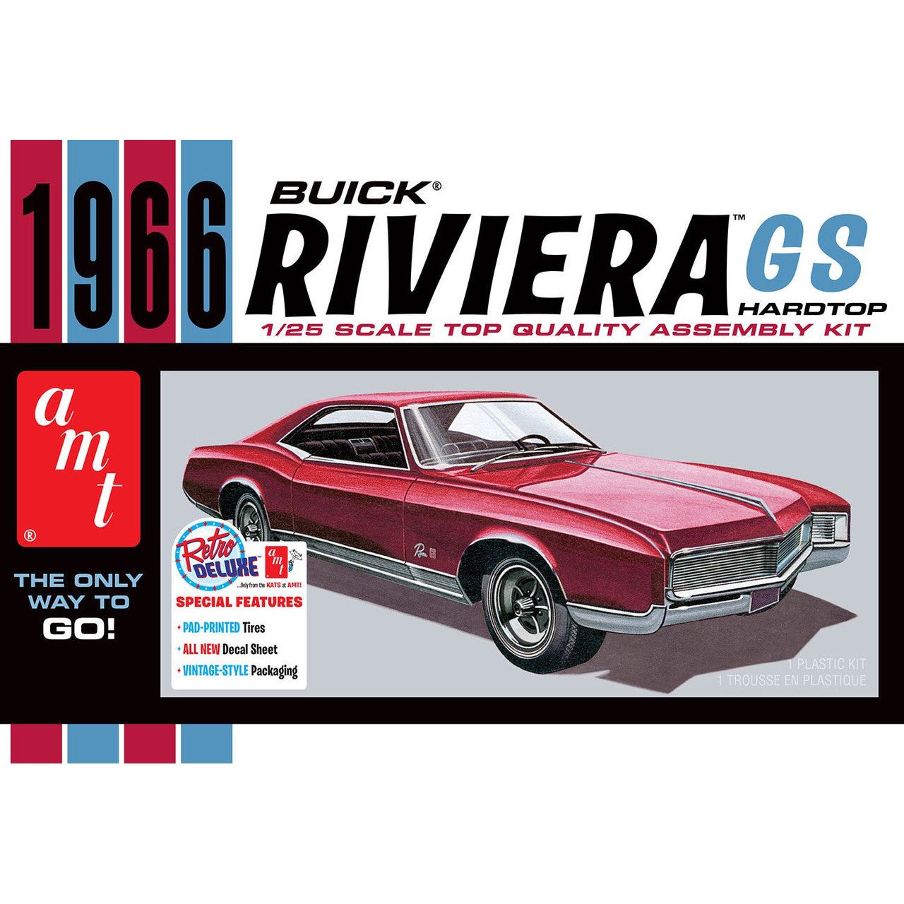 AMT 1439 1966 Buick Riviera GS Skill 2