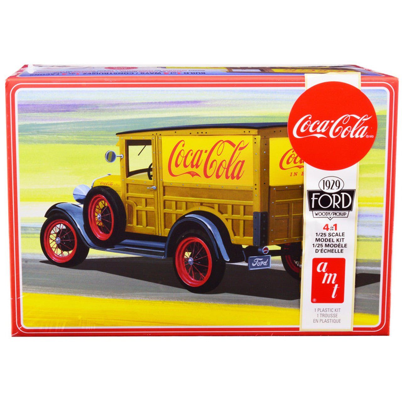 AMT 1929 Ford Woody Pickup Coke 1/25 Scale Model Kit