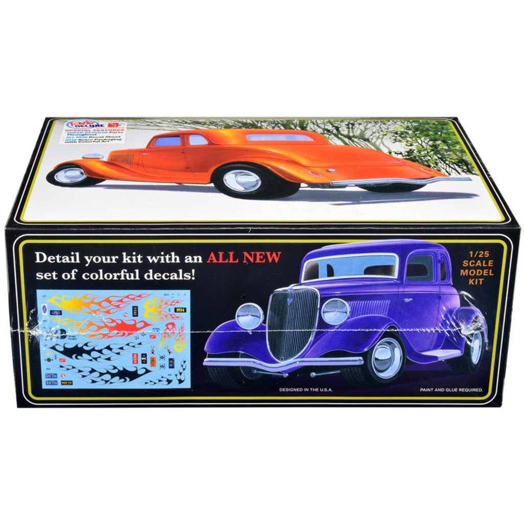 AMT 1934 Ford 5-Window Coupe Street Rod 1/25 Scale Model Kit