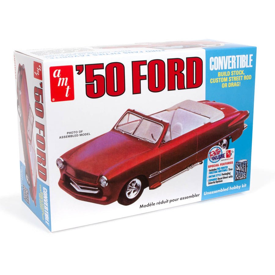 AMT 1950 Ford Convertible Street Rods Edition 1/25 Scale Model Kit