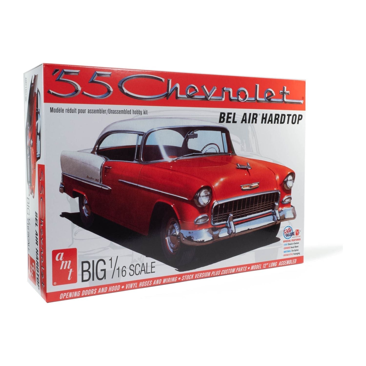AMT 1955 Chevy Bel Air Hardtop 1:16 Scale Model Kit