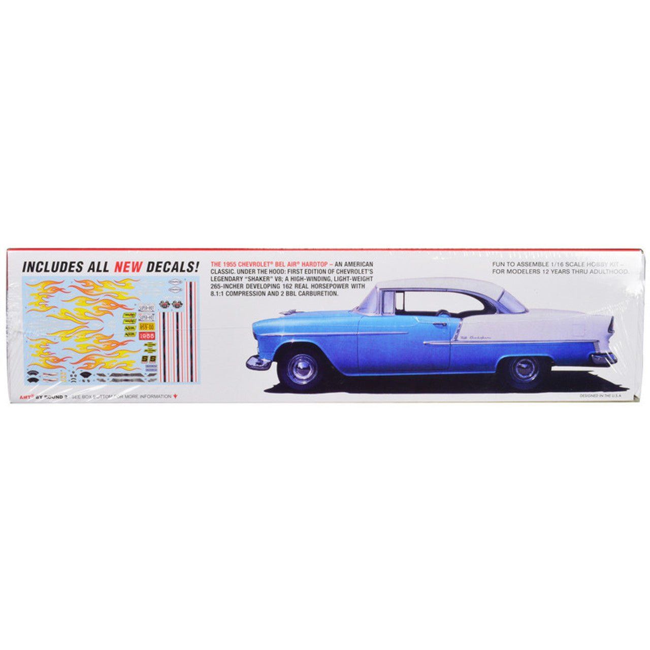 AMT 1955 Chevy Bel Air Hardtop 1:16 Scale Model Kit
