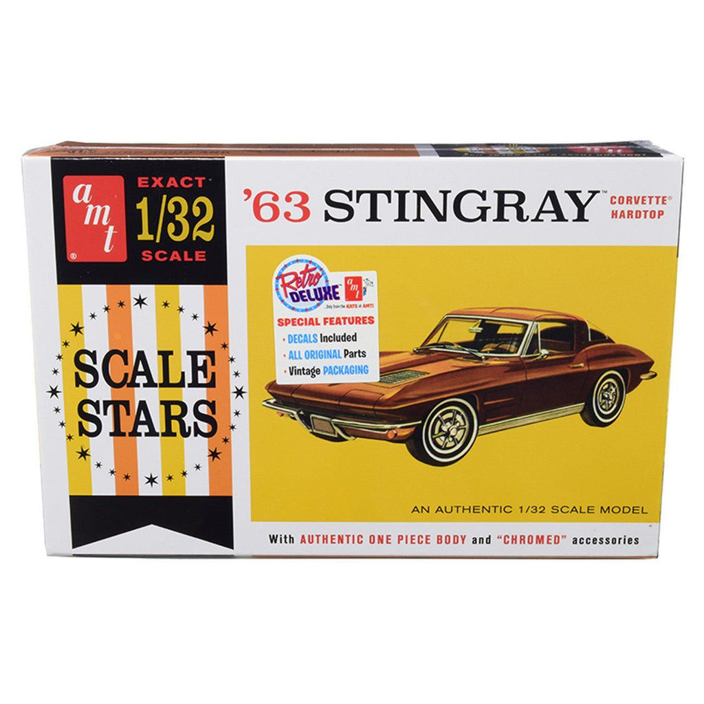 AMT 1963 Chevy Corvette Stingray 1:32 Scale Model Kit