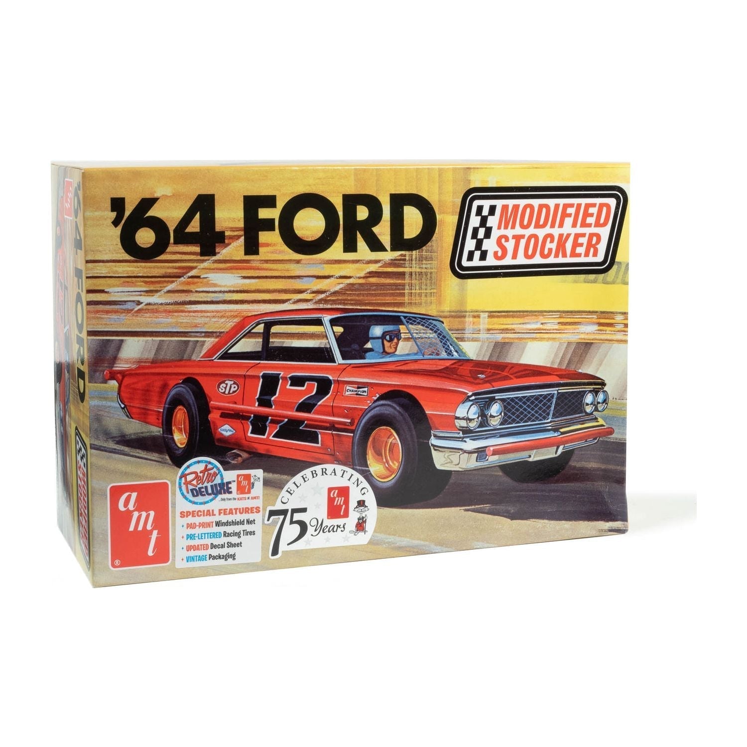 AMT 1964 Ford Galaxie Modified Stocker 1/25 Scale Model Kit