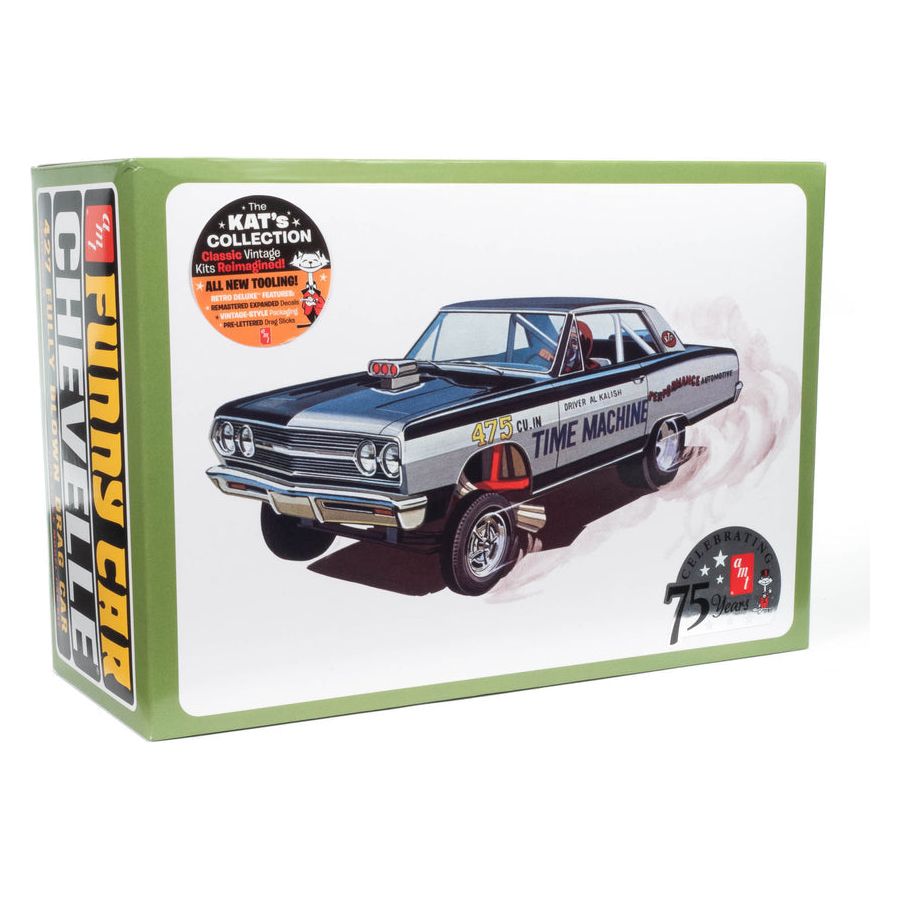 AMT 1965 Chevy Chevelle Awb "Time Machine" 1/25 Scale Model Kit