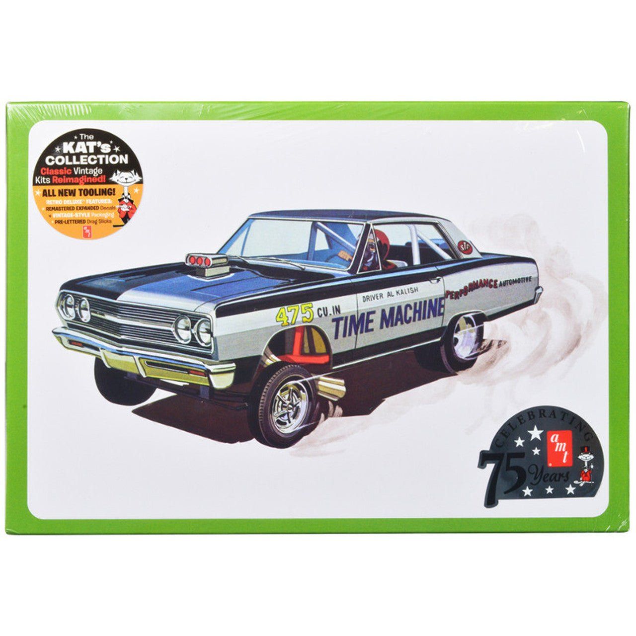 AMT 1965 Chevy Chevelle Awb "Time Machine" 1/25 Scale Model Kit