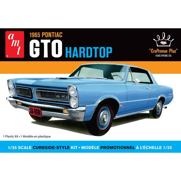 AMT 1965 Pontiac GTO Hardtop Craftsman Plus 1/25 Scale Model Kit