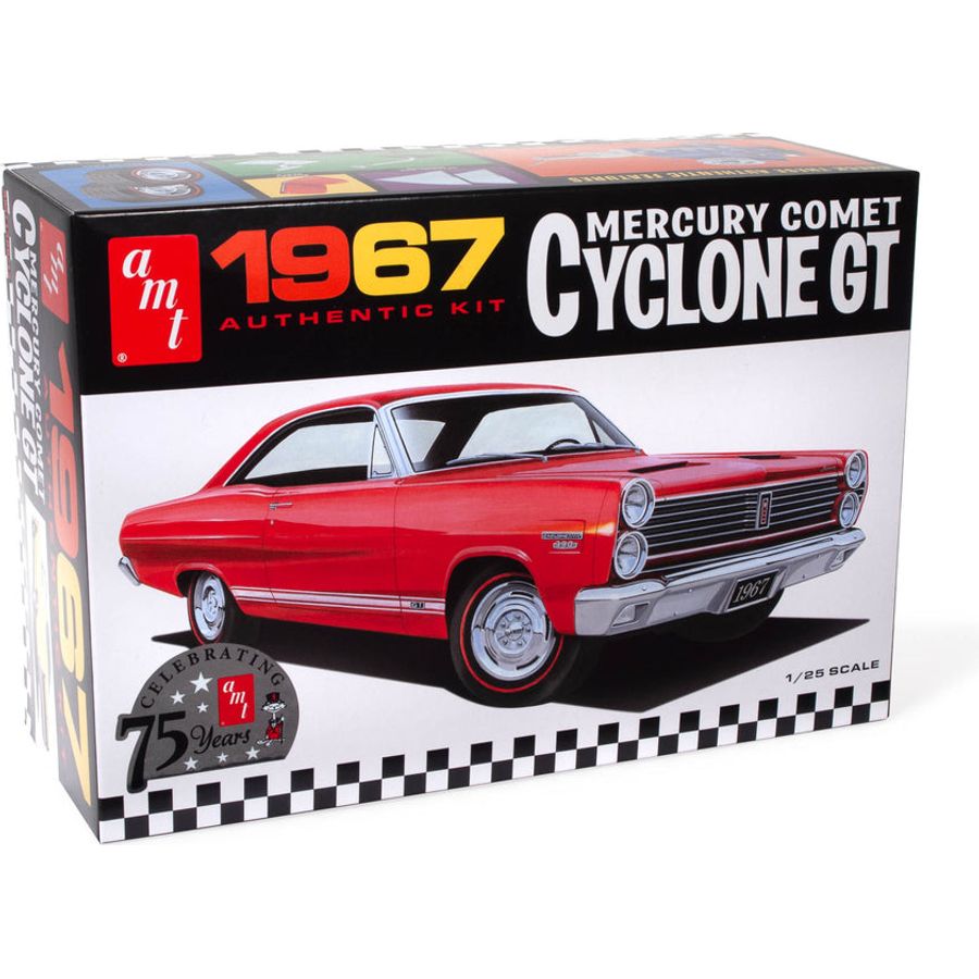 AMT 1967 Mercury Cyclone GT 1/25 Scale Model Kit