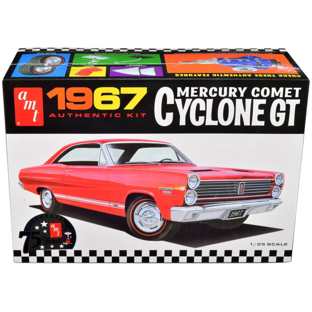 AMT 1967 Mercury Cyclone GT 1/25 Scale Model Kit