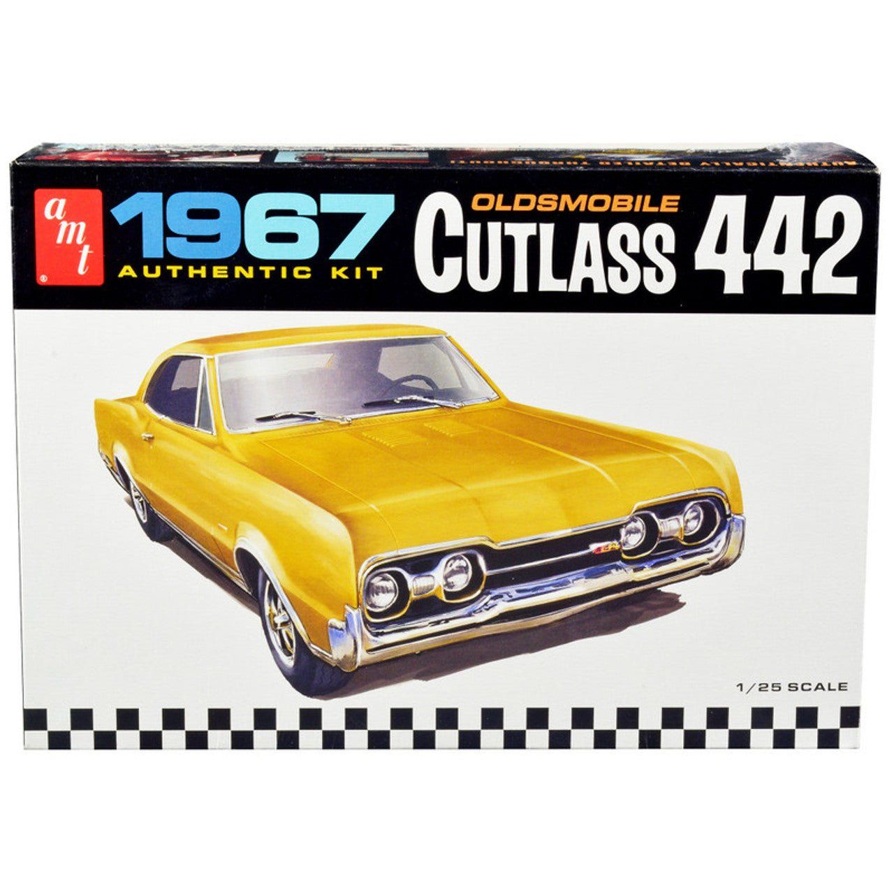 AMT 1967 Oldsmobile Cutlass 442 1/25 Scale Model Kit