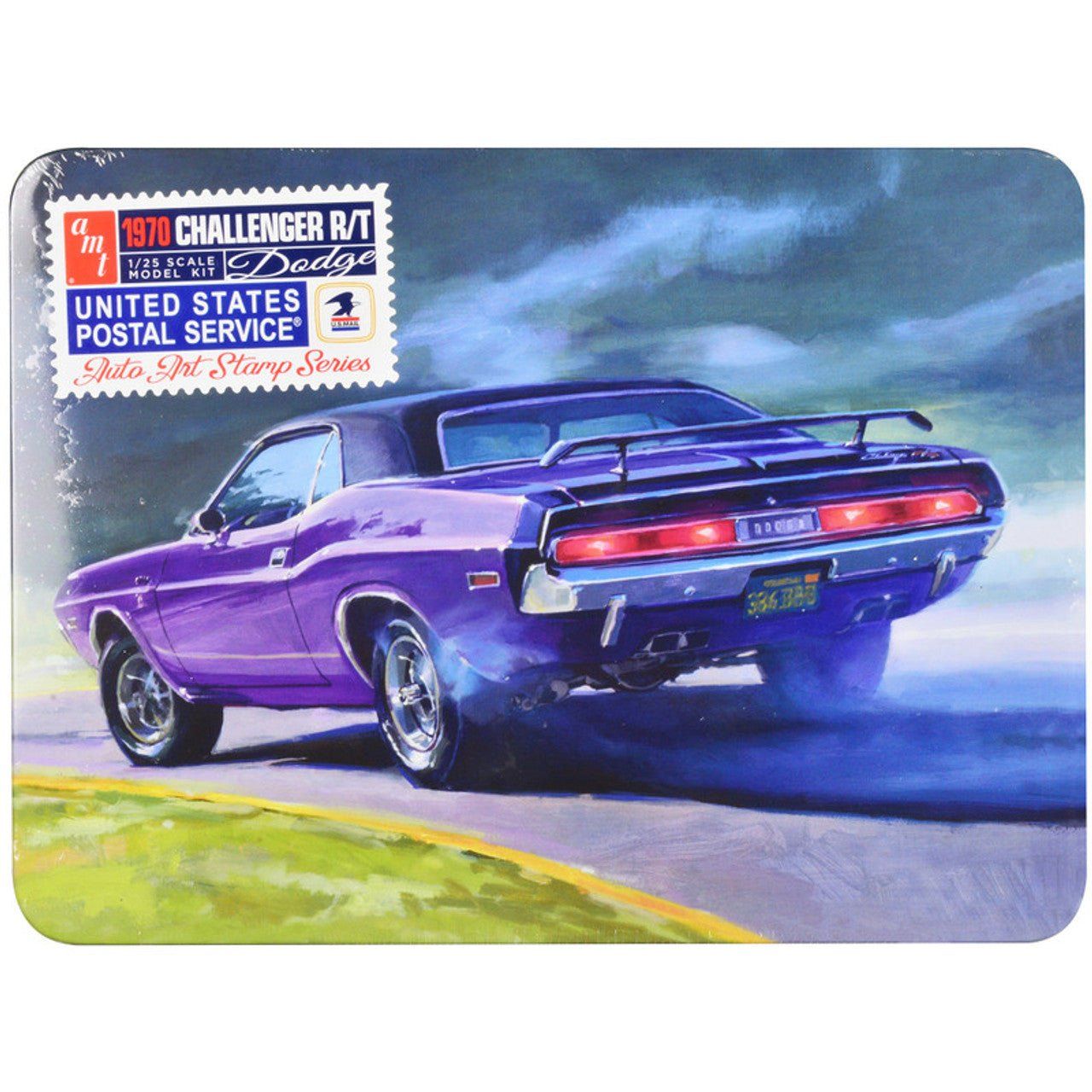 AMT 1970 Dodge Challenger USPS (TIN) 1/25 Scale Model Kit