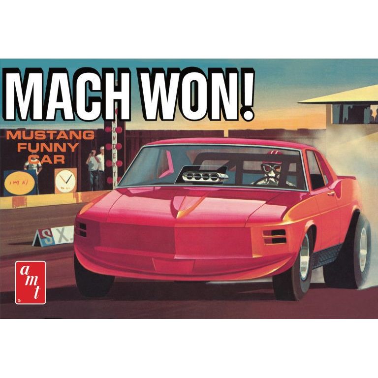 AMT 1970 Ford Mustang Funny Car Mach Won 1/25 Scale Model Kit