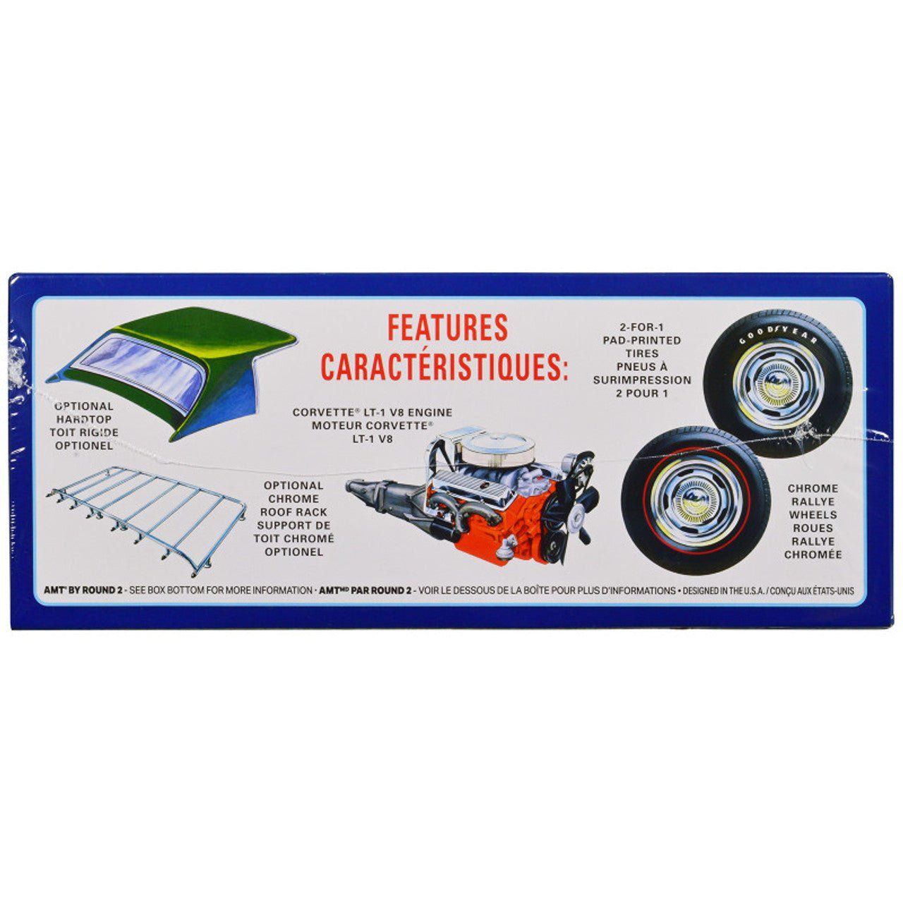 AMT 1972 Chevy Corvette Roadster 1/25 Scale Model Kit