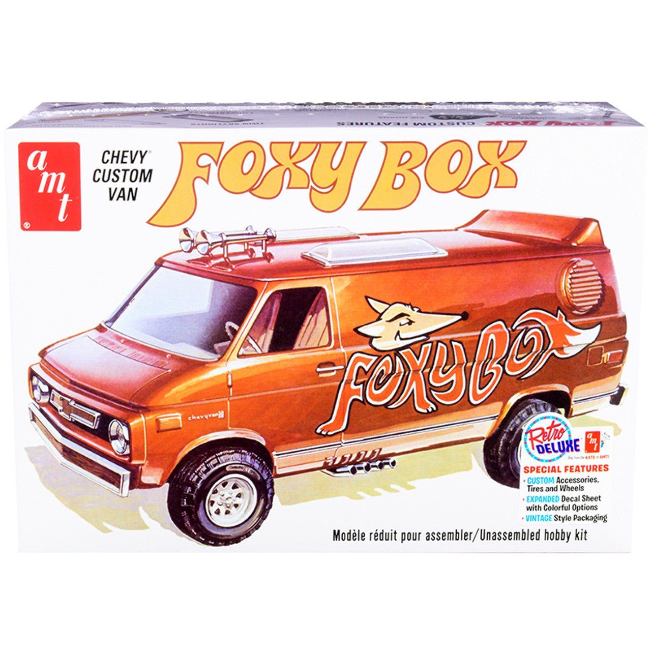 AMT 1975 Chevy Van "Foxy Box" 1/25 Scale Model Kit