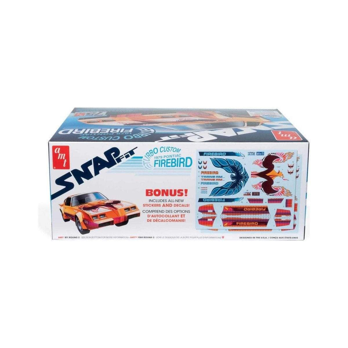 AMT 1979 Pontiac Firebird "Turbo Custom" (Snap) 1/25 Scale Model Kit