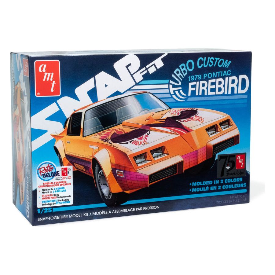 AMT 1979 Pontiac Firebird "Turbo Custom" (Snap) 1/25 Scale Model Kit