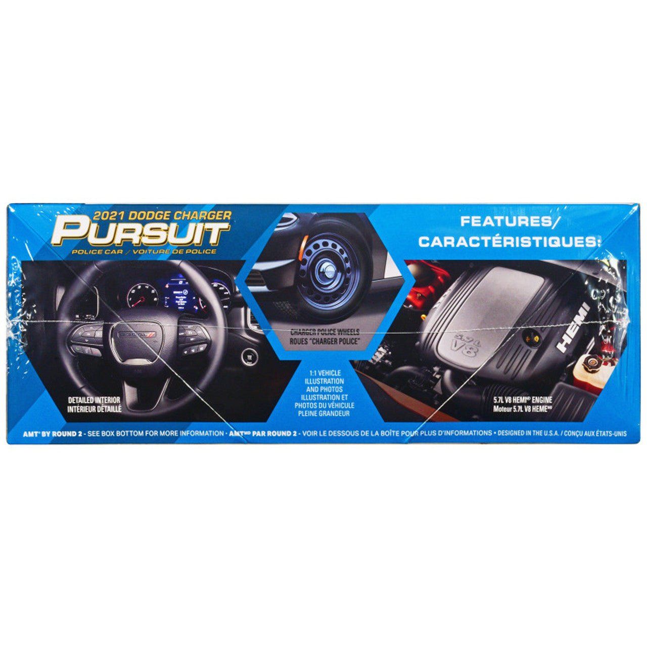 AMT 2021 Dodge Charger Pursuit Police Car 1/25 1324 Plastic Model Kit