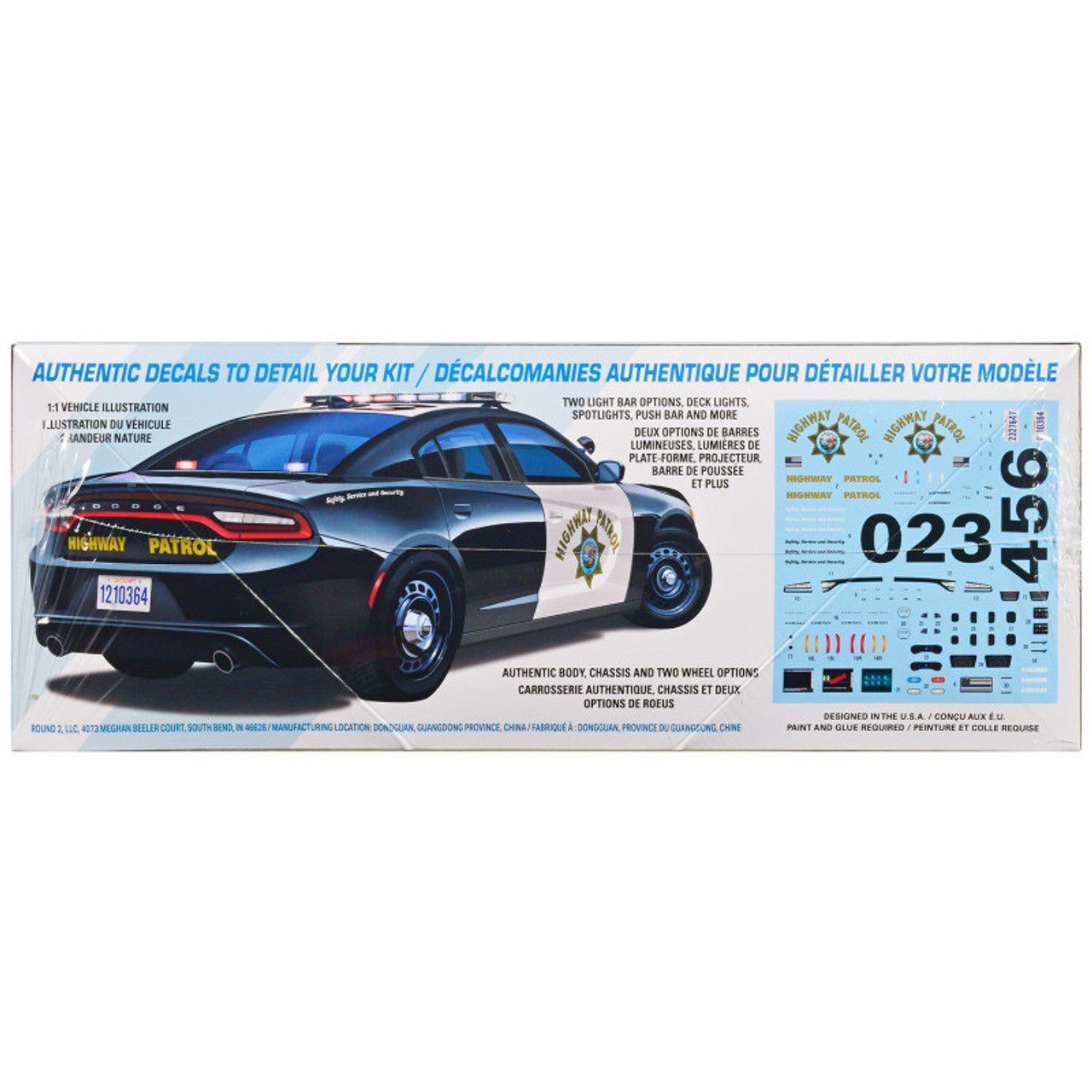 AMT 2021 Dodge Charger Pursuit Police Car 1/25 1324 Plastic Model Kit