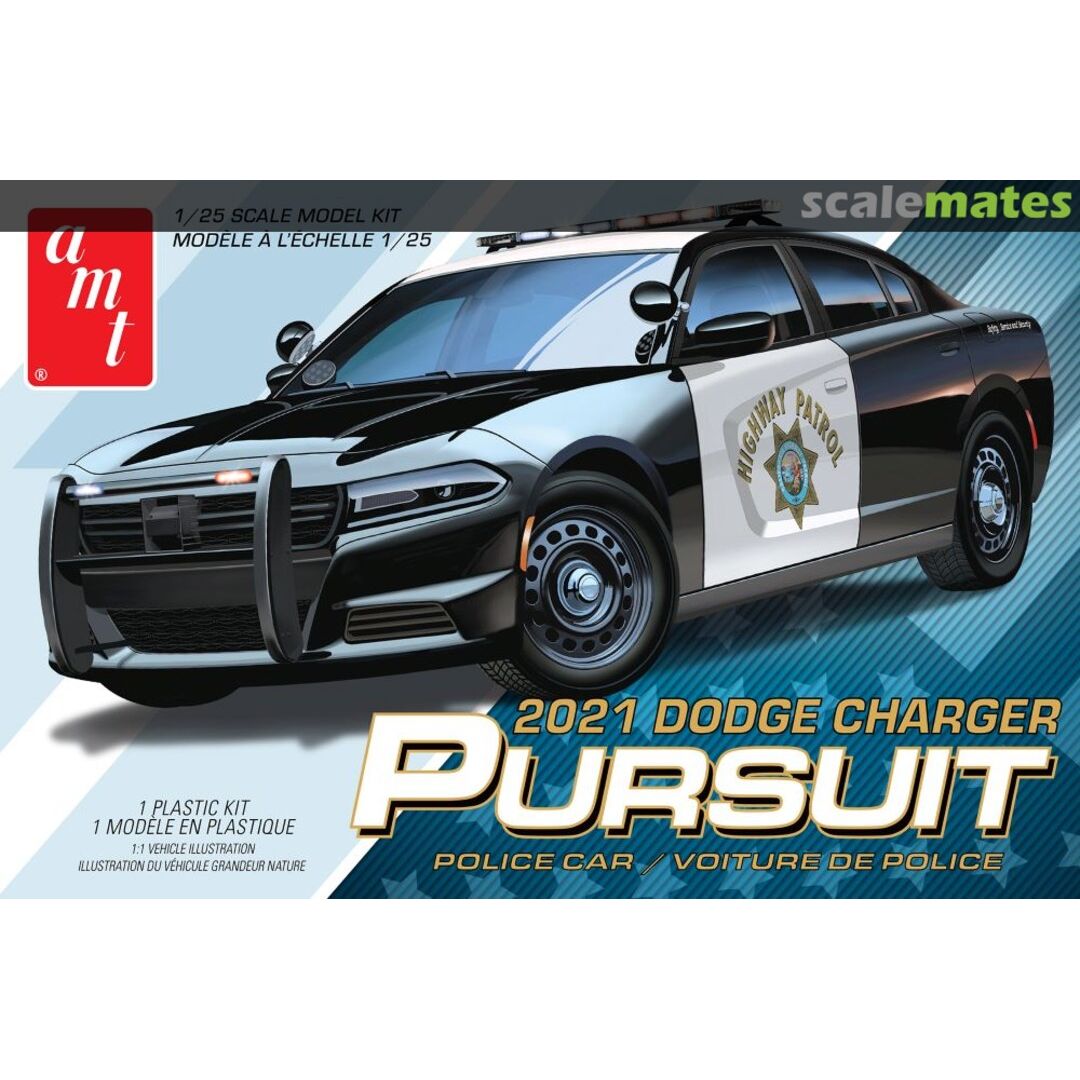AMT 2021 Dodge Charger Pursuit Police Car 1/25 1324 Plastic Model Kit