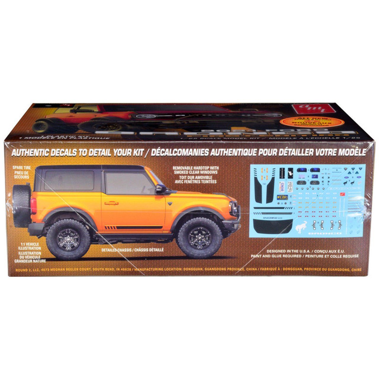 AMT 2021 Ford Bronco 1st Edition 1/25 Scale Model Kit