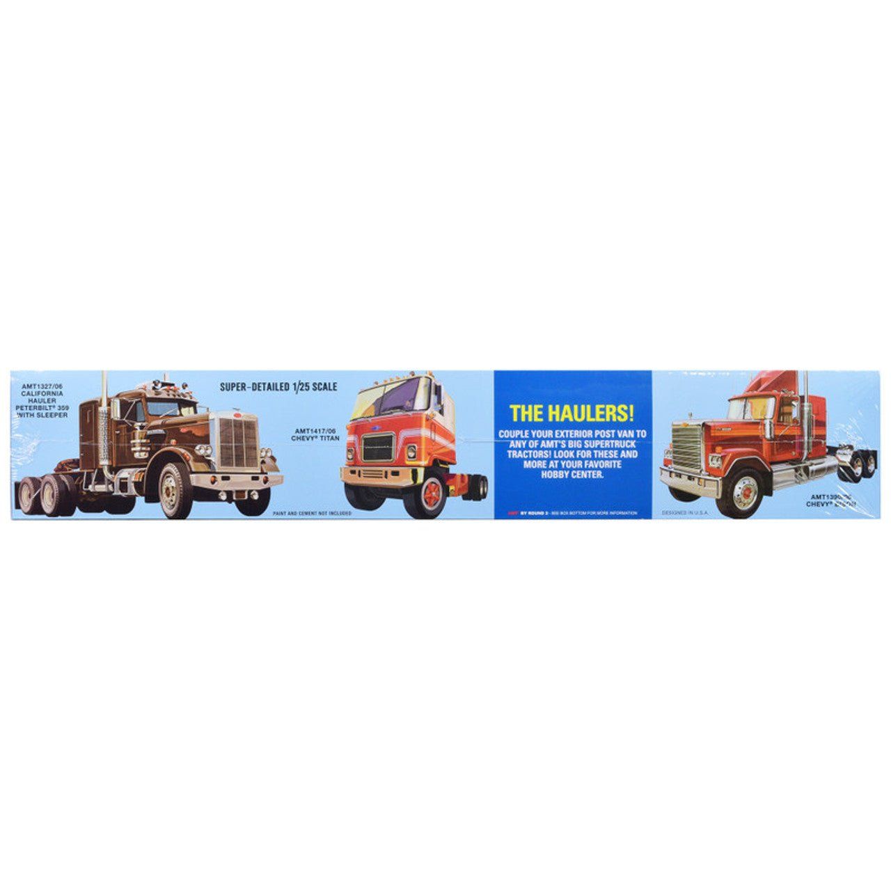 AMT 40' Fruehauf Exterior Post Trailer Dohrn 1/25 Scale Model Kit