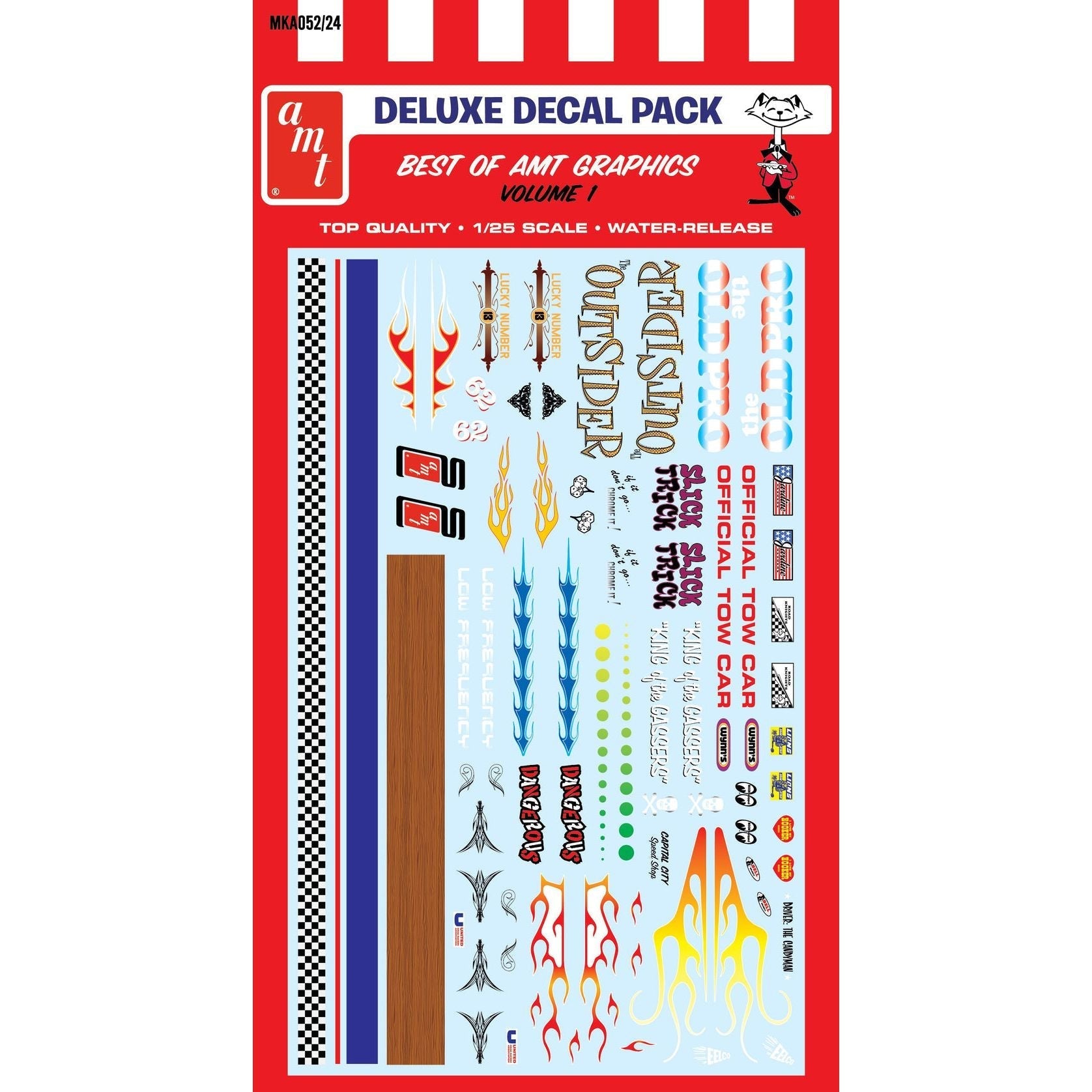 AMT Best of AMT Custom Graphics Decals Volume 1 1/25 Scale