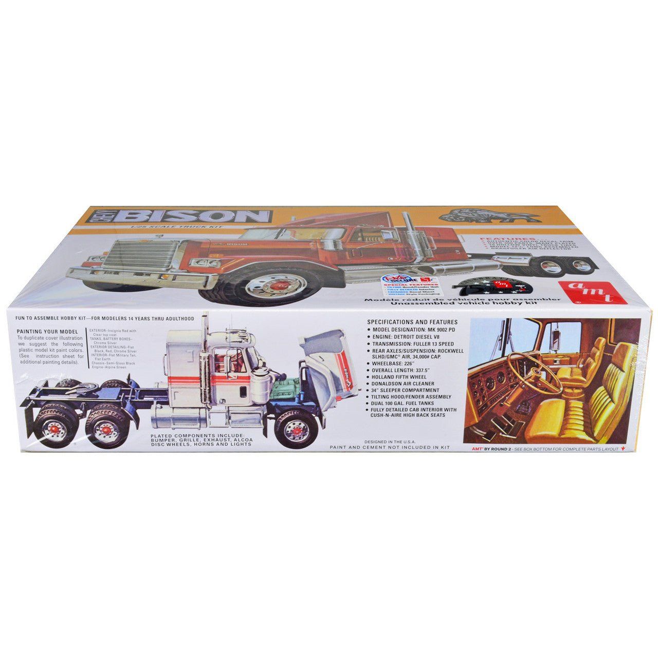 AMT Chevrolet Bison Conventional Tractor 1/25 Scale Model Kit