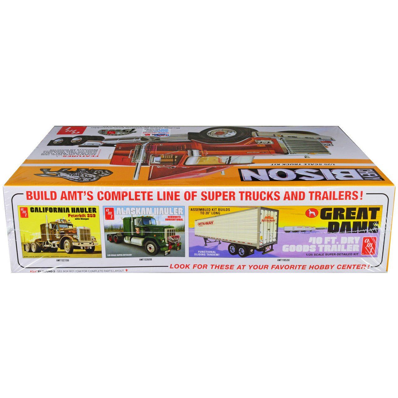 AMT Chevrolet Bison Conventional Tractor 1/25 Scale Model Kit