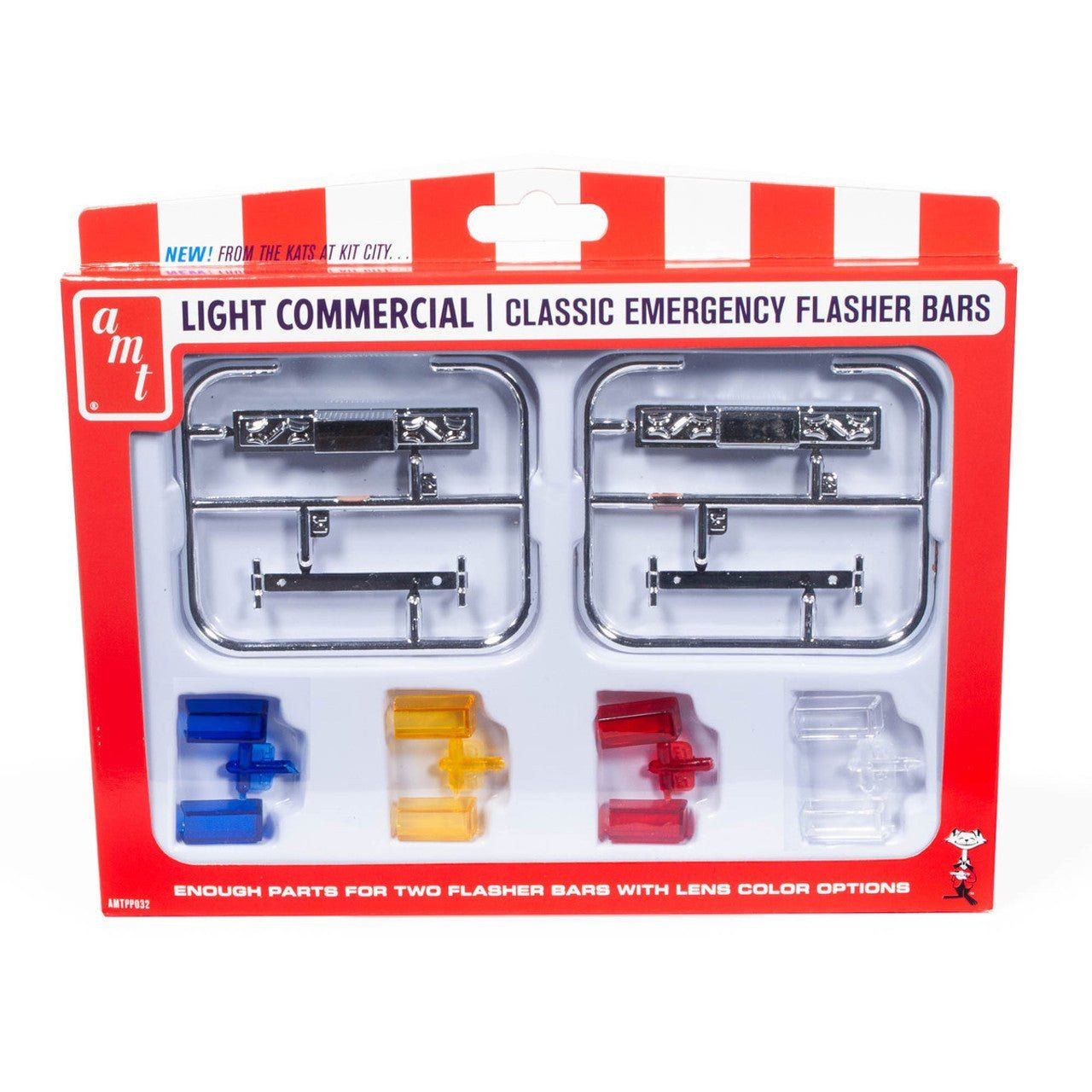 AMT Classic Emergency Flasher Parts Pack 1/25 Scale Model Kit