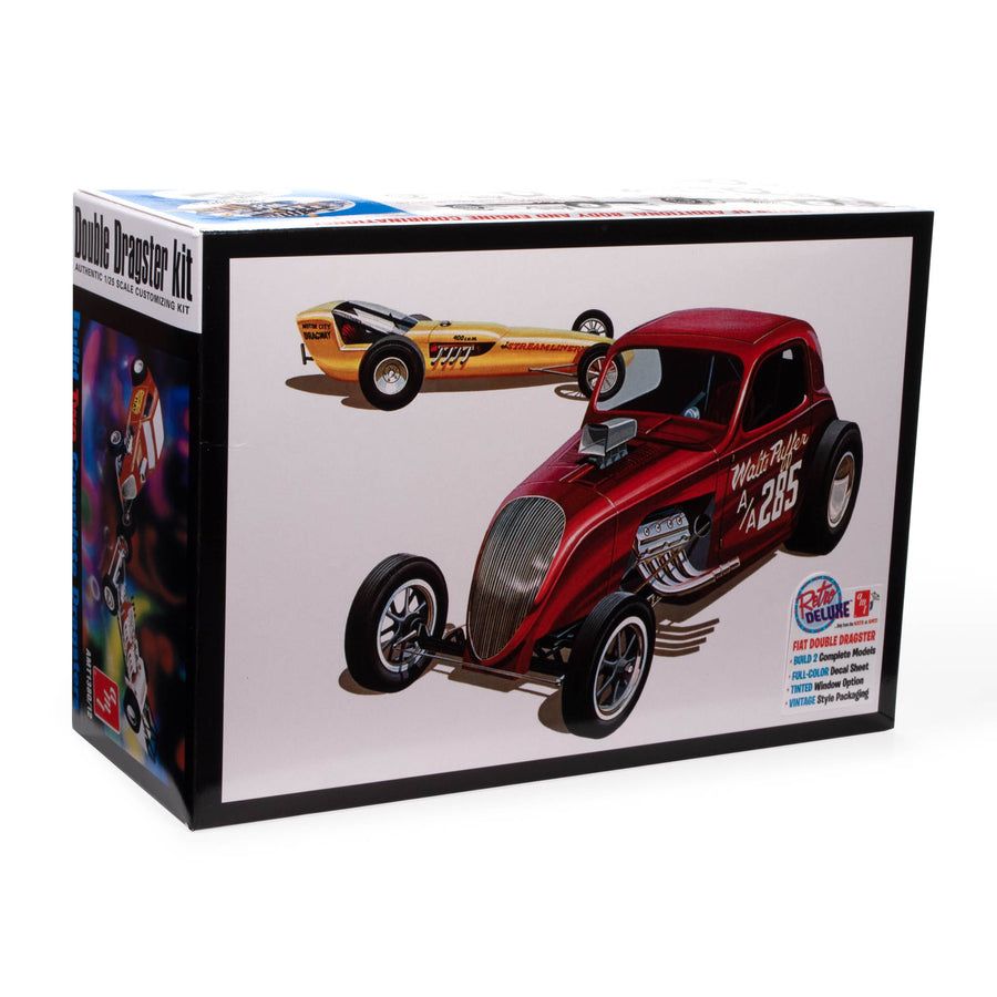 AMT Fiat Double Dragster 1/25 Scale Model Kit