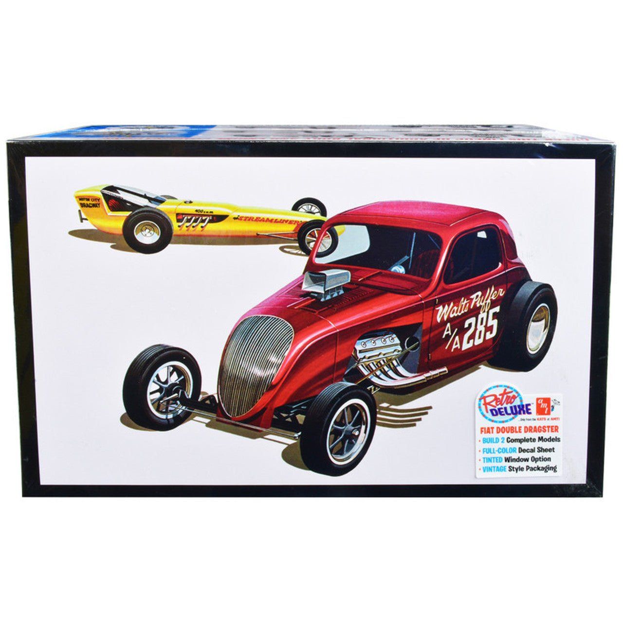 AMT Fiat Double Dragster 1/25 Scale Model Kit