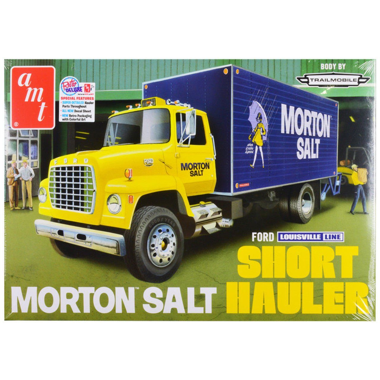 AMT Ford Louisville Short Hauler Morton Salt 1/25 Scale Model Kit