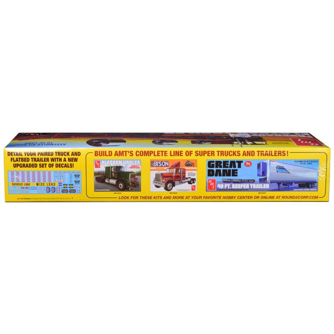 AMT Fruehauf Flatbed Trailer 1/25 Scale Model Kit