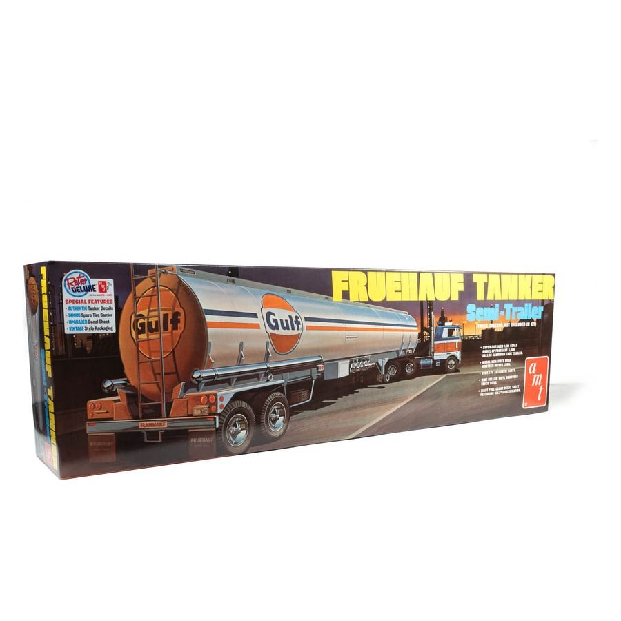 AMT Fruehauf Tanker Gulf 1/25 Scale Model Kit