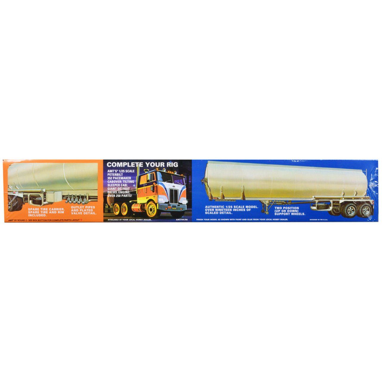 AMT Fruehauf Tanker Gulf 1/25 Scale Model Kit
